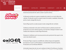 Tablet Screenshot of pigna.ro